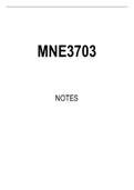 MNE3703 Summarised Study Notes