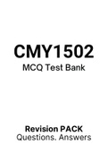 CMY1502 Exam PACK 2023: The Complete Solution with Questions and Answers (Updated)
