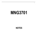 MNG3701 Summarised Study Notes
