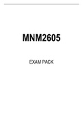 MNM2605 EXAM PACK 2022
