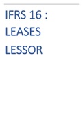 IFRS 16 :LESSORS