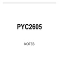PYC2605 Summarised Study Notes