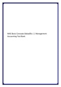 MAS Basic Concepts Bobadilla Management Accounting Test Bank