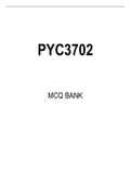 PYC3702 MCQ PACK 2022