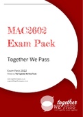 MAC2602 Exam Pack 2022