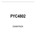 PYC4802 Summarised Study Notes