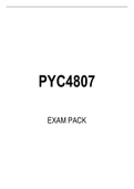PYC4807 EXAM PACK 2022