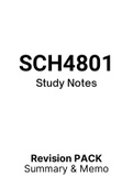 SCH4801 (Notes, QuestionsPACK)