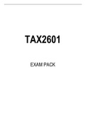 TAX2601 EXAM PACK 2022