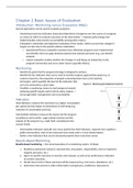 Summary  Impact Evaluation incl. seminars, chapters, and an example test 'cheat' sheet