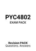 PYC4802 - EXAM PACK (2022) 