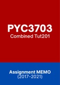 PYC3703 -  Combined Tut201 Letters (2017-2020)