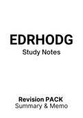 EDRHODG - Summarised NOtes