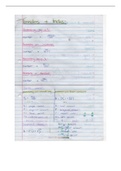 Important math formulas and 'cheat sheet'