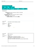 REL 101 / REL101 Graded Exam 4 latest (2022) 100%