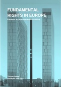 Literatuursamenvatting Fundamental Rights in Europe (incl. jurisprudentie)