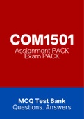 COM1501 - MCQ Exam PACK (2022)