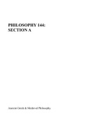 Philosophy 144 content summary 