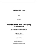 Adolescence and Emerging Adulthood - Complete Test test bank - exam questions - quizzes (updated 2022)