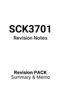 SCK3701 - Notes (Summary) 