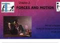 A* physics chapter 3 forces and motion CIE