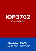 IOP3702 - EXAM PACK (2022)