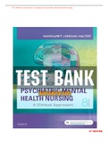 Test Bank Varcarolis Foundations of Psychiatric-Mental Health Nursing 8th Edition by Halter