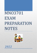 MNO3701 EXAM NOTES FOR 2022