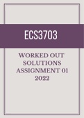 ECS3703 Assignment 02 Solutions : Semester 01 : 2022