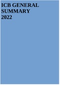 ICB GENERAL SUMMARY 2022