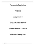 PYC4809 ASSIGNMENT 1 2021 (passed with distinction 100%).