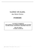 Summary Vlerke vir almal, Marion Erskine, ISBN: 9781928370598 Afrikaans First Additional Language OR IsiXhosa First Additional Language