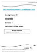 ENG1503 Assignment 1 Semester 1 2022