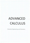 TUe (6A3X0) Advanced Calculus  for Chemical Engineers Full Revision Notes