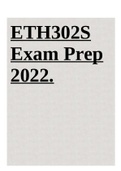 ETH302S Exam Prep 2022