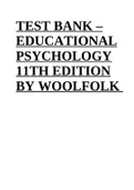 TEST BANK –Educational Psychology Teaching And Learning HBEDTL6