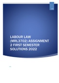 MRL3702 ASSIGNMENT BUNDLE WITH ASSIGNMENT 1 &2 SOLUTIONS FIRST SEMESTER  2022