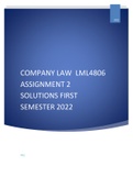 LML4806 ASSIGNMENT 2 SOLUTIONS FIRST SEMESTER 2022