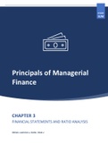 Principles of managerial finance: chapter 3 summary