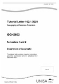 Ggh2602 Tutorial letter 2021