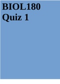 BIOL180 Quiz 1