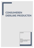 Consumentenonderzoek dierlijke producten consumeren cijfer: 8.0!