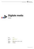 Digitale media content en creatie verslag