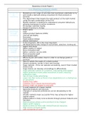 A-level Edexcel Business Paper 1 Summary Notes (Theme 1 and 4) for REDUCED CONTENT 2022 (DOES NOT CONTAIN THE WHOLE THEME 1 AND 4 SPEC)
