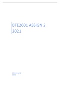BTE 2601 ASSIGNMENT 2 