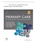 Test Bank For Primary Care A Collaborative practice 6th Edition by Buttaro|All Chapters|A+ Exam Guide|