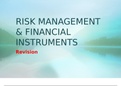 MAC2602 - Principles Of Strategy, Risk & Financial Management Techniques Revision Jan 2022.