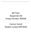 BPT1501 Assignment 3