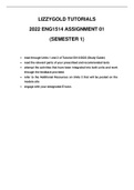 2022 ENG1514 assignment 1 solutions (semester 1)