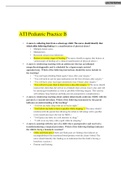 ATI NURSING Care of Children RN PROCTORED EXAM(COMPLETE QUESTIONS AND ANSWERS)(GRADED A+)